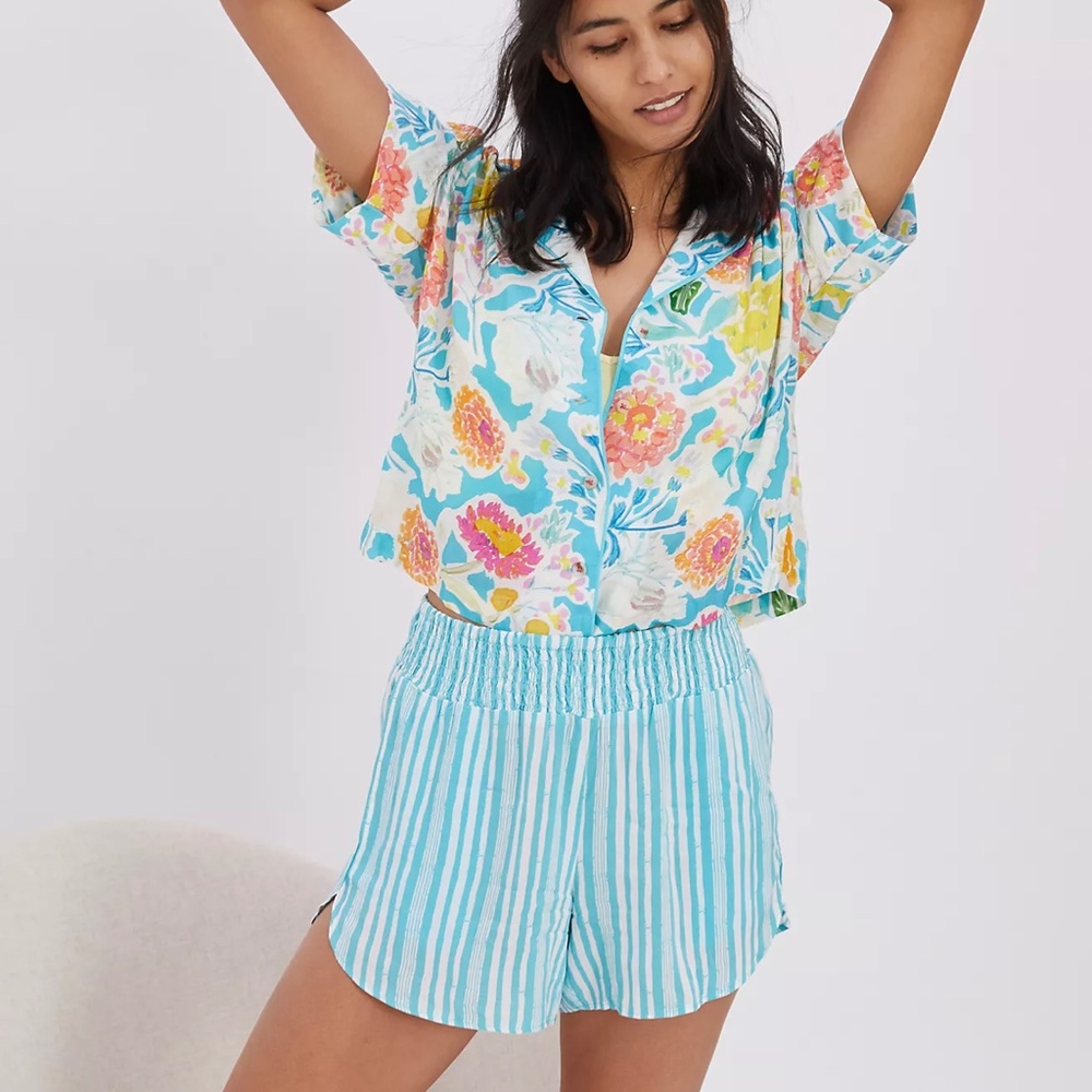 Anthropologie Sisters Gulassa Whimsy Pajama Shorts XL NWT